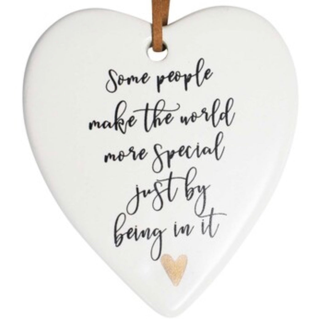 ‘World A Special Place’ Ceramic Heart