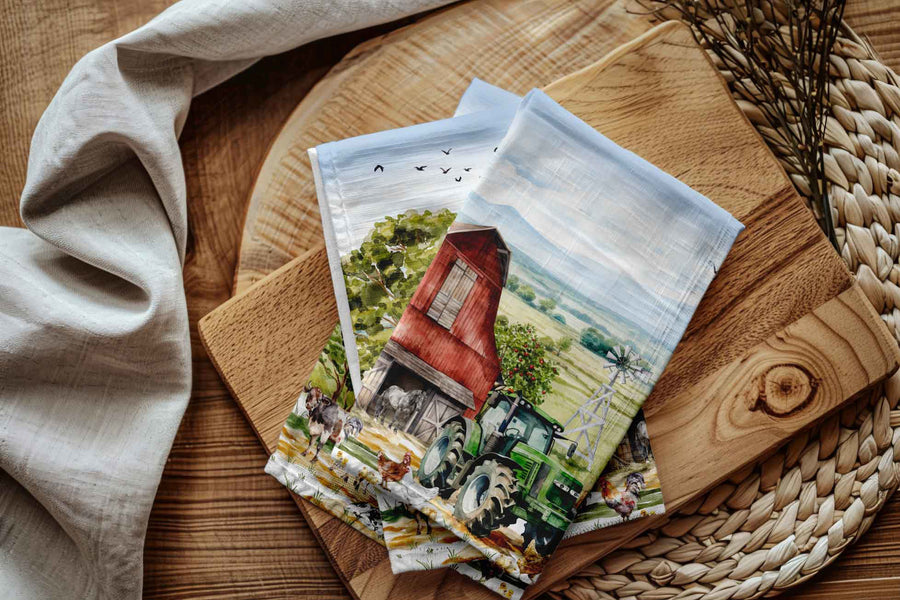 Country Life - Tea Towel