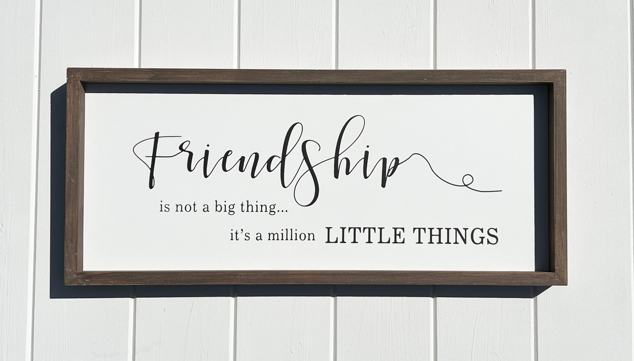 ‘Friendship’ Wooden Print
