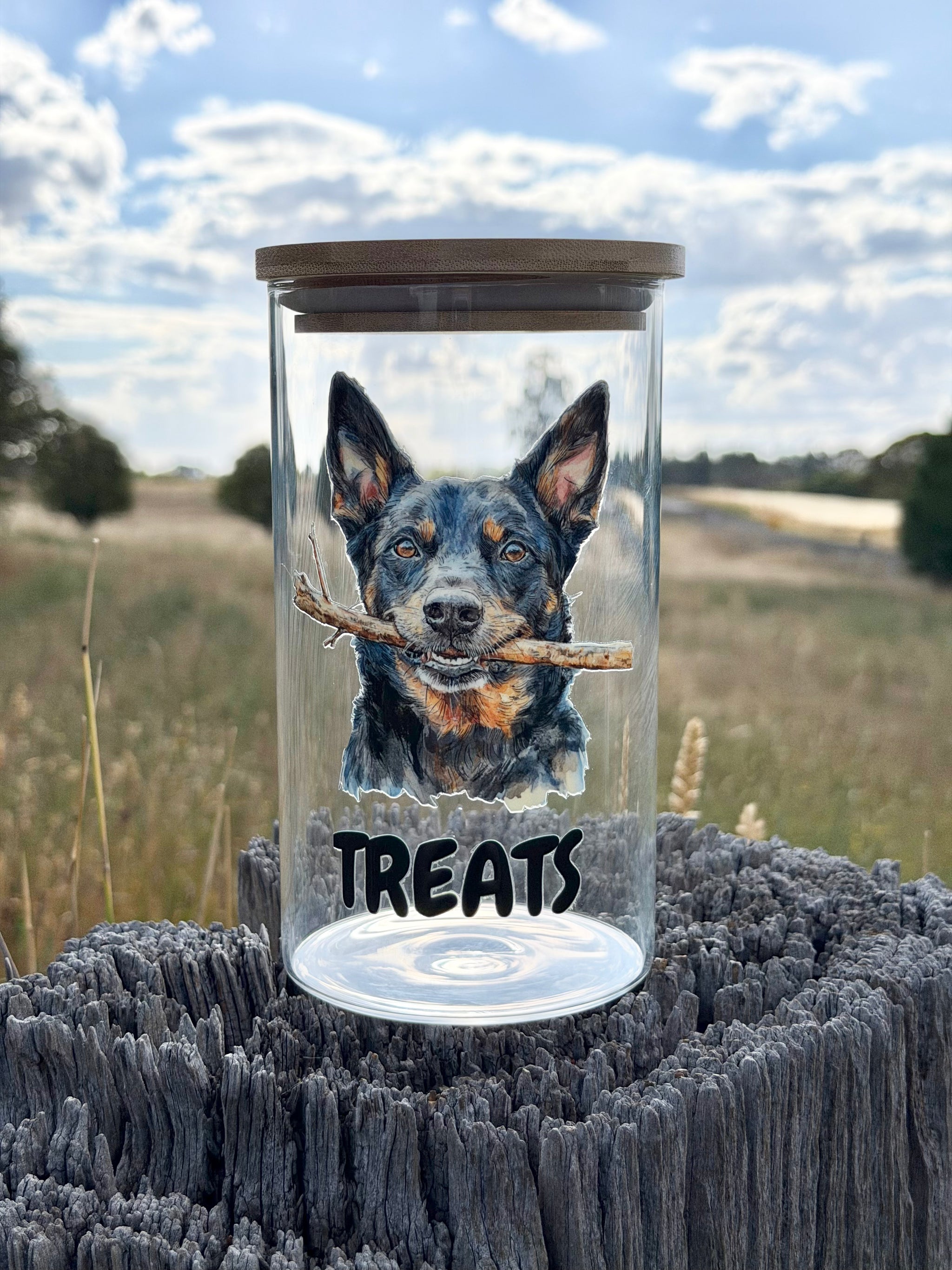 Kelpie Treat Jar