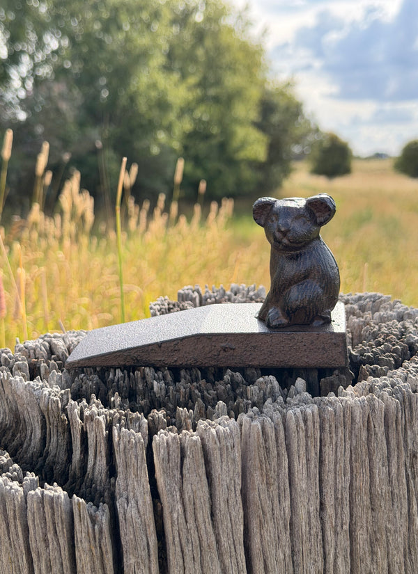 Koala Cast Iron Door Stop - Eclectic Equine & Country