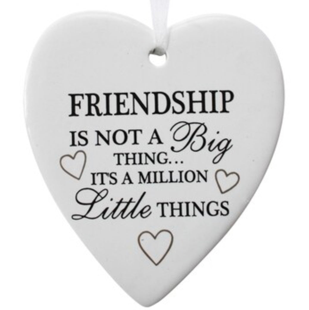 ‘Friendship’ Ceramic Heart