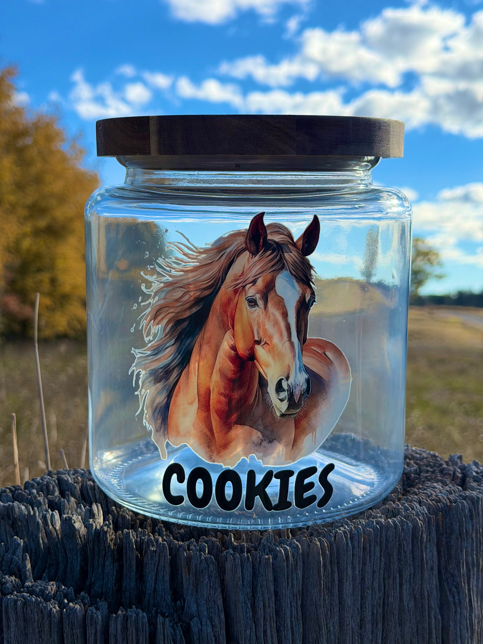 Chestnut Horse Cookie Jar