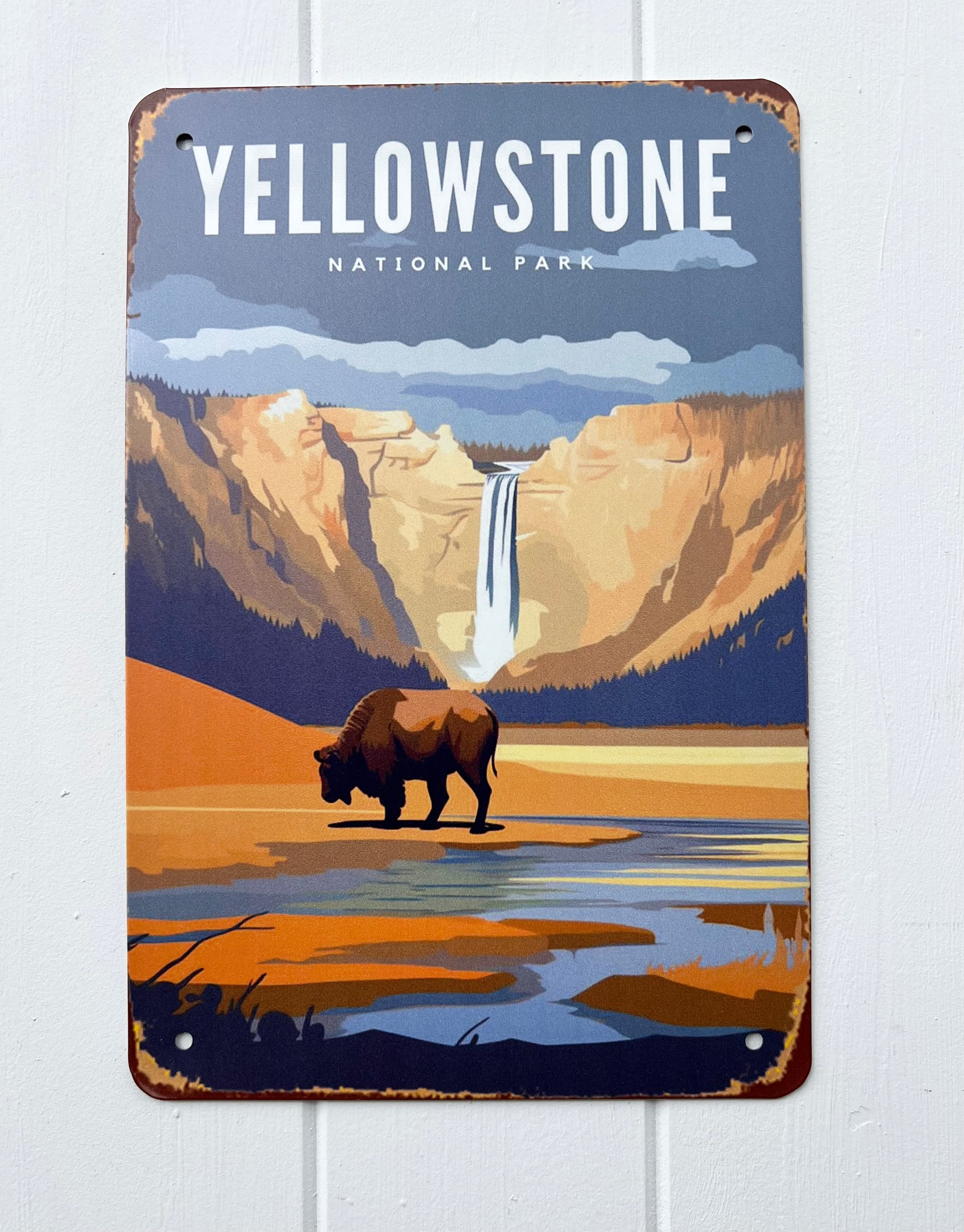 ‘Yelllowstone’ Western Rodeo Tin Sign