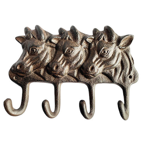 Triple Cow Cast Iron Rack