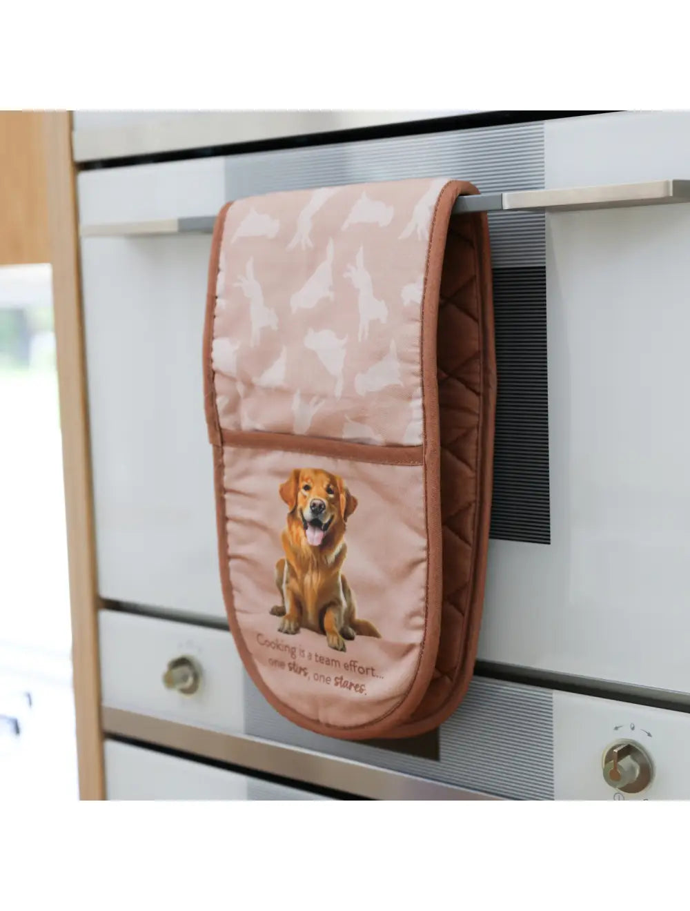 *** PRE-ORDER *** Golden Retriever - Double Oven Mitts