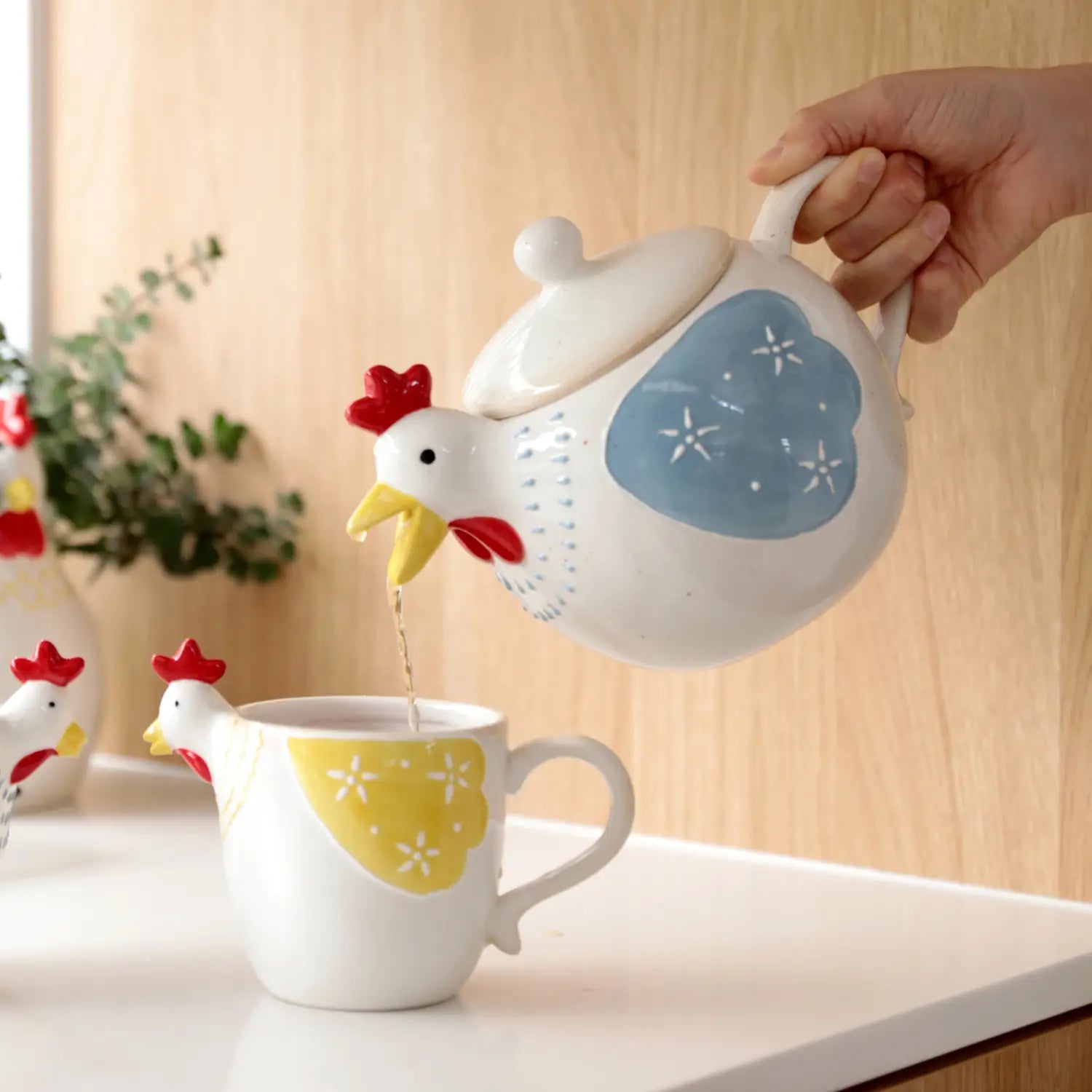 ***PRE-ORDER*** Ceramic Hen Teapot