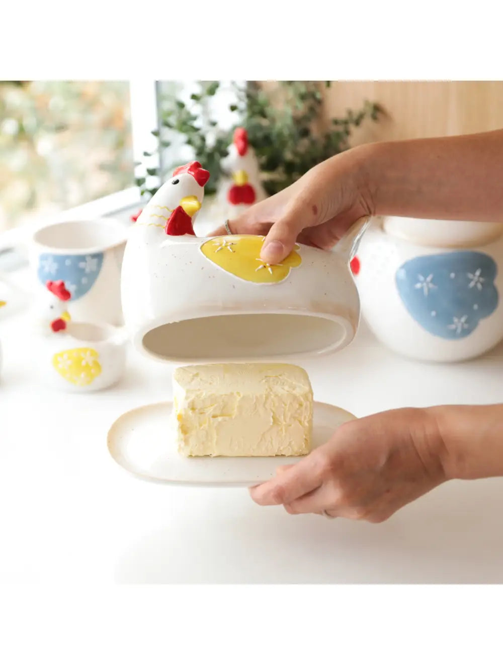 ***PRE-ORDER*** Ceramic Hen Butter Dish