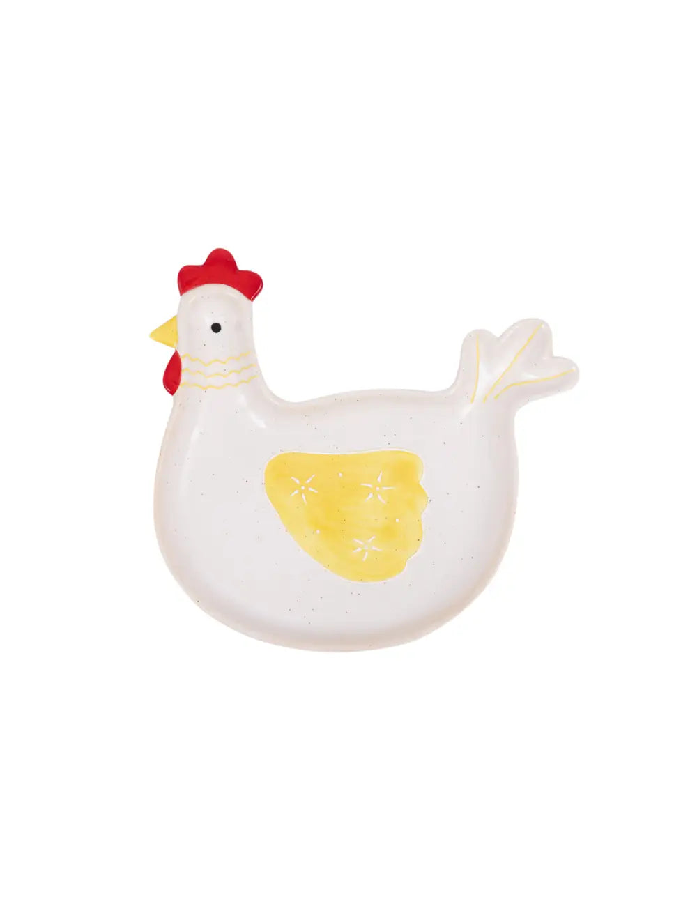 Ceramic Hen Plate