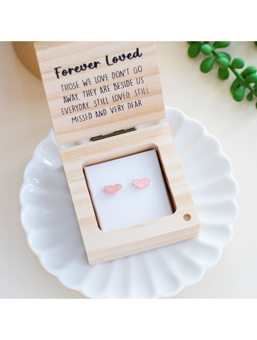 Forever Loved - Heart Earrings