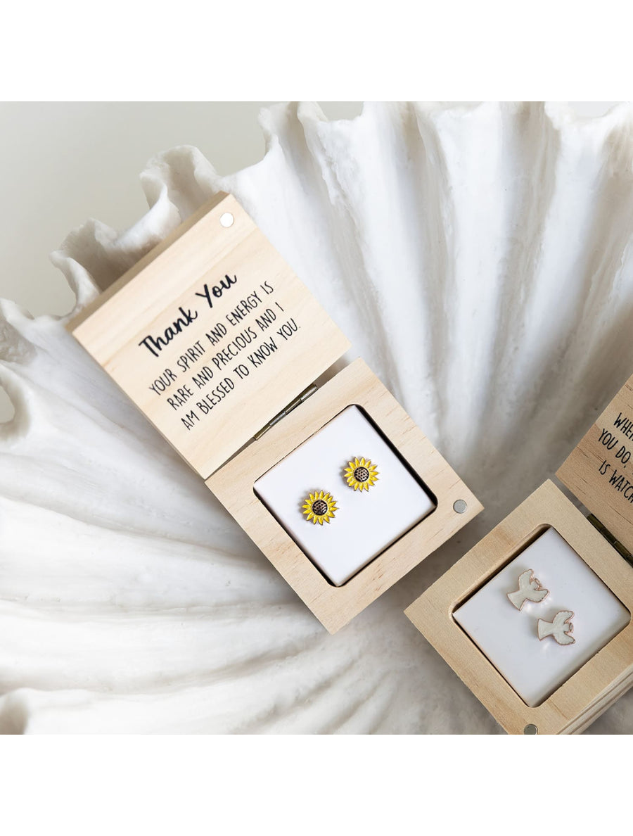 Thankyou - Sunflower Earrings