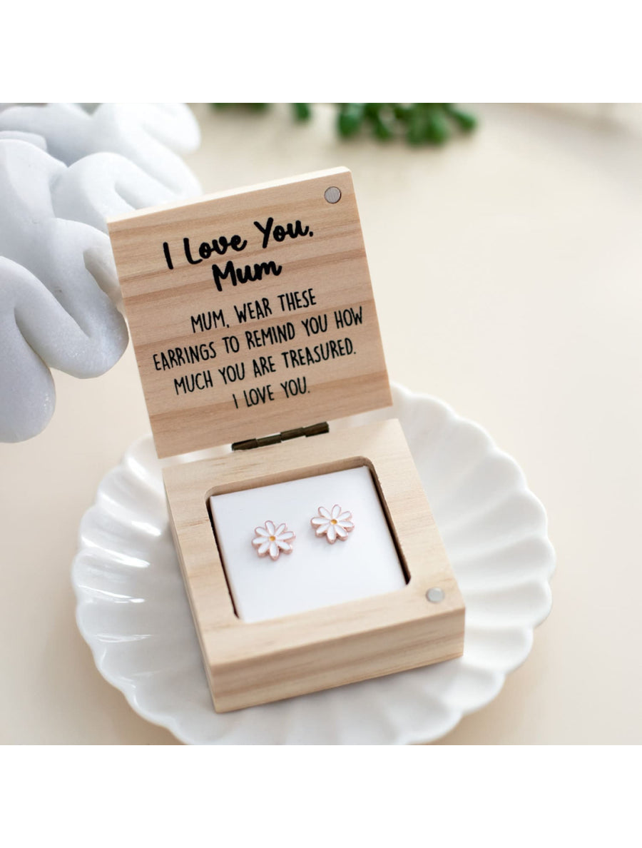 Love You Mum - Daisy Earrings