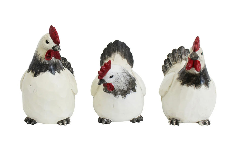 Chicken Fence Sitters