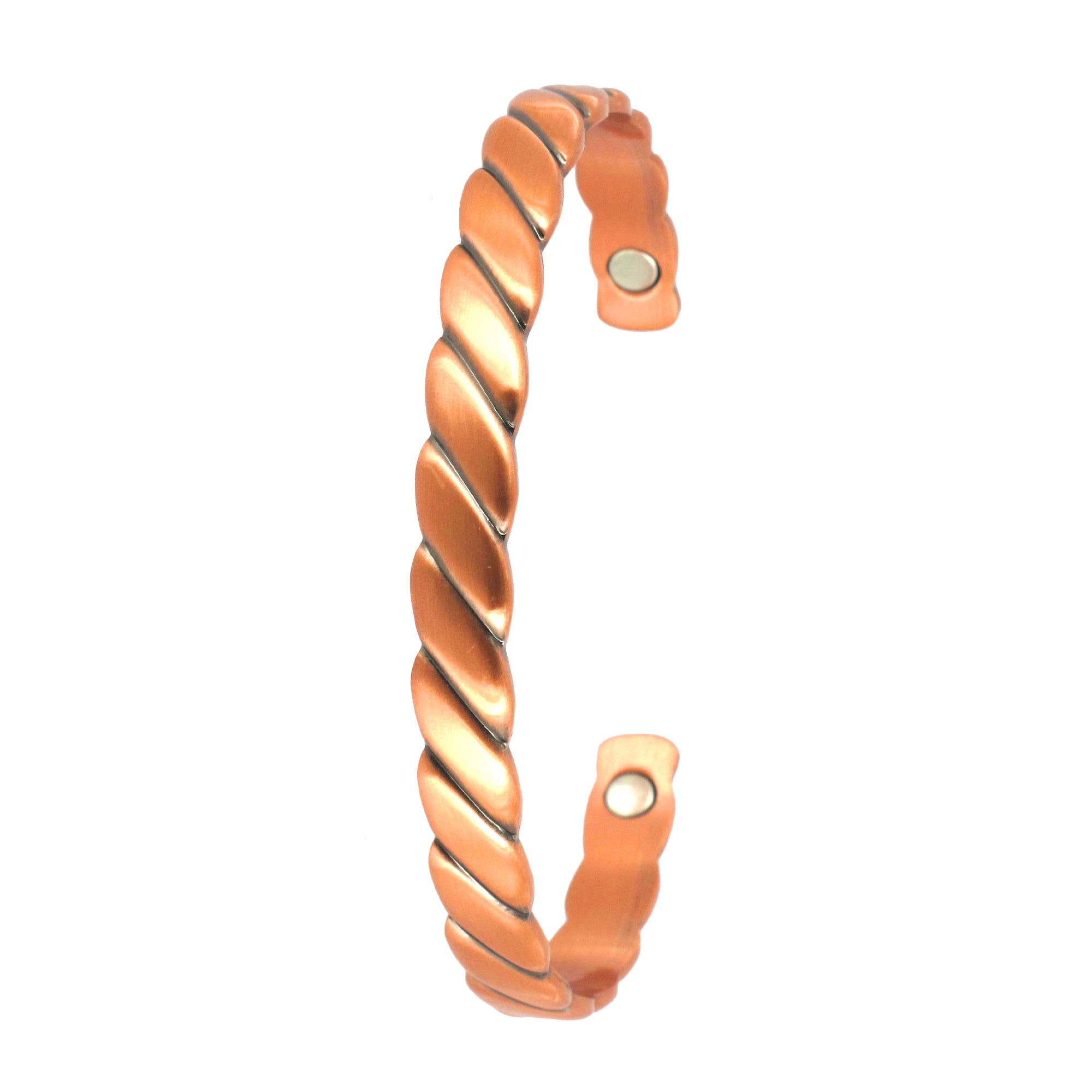Copper Bracelet - Rope Twist