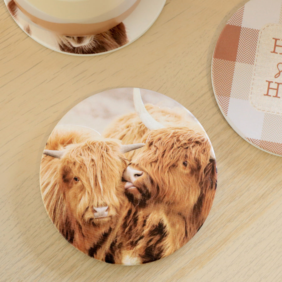 Highland Kiss Coasters