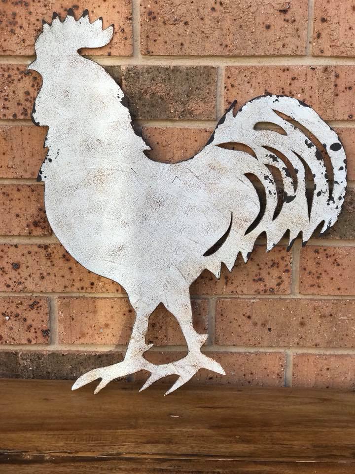 Rooster Metal Wall Decor