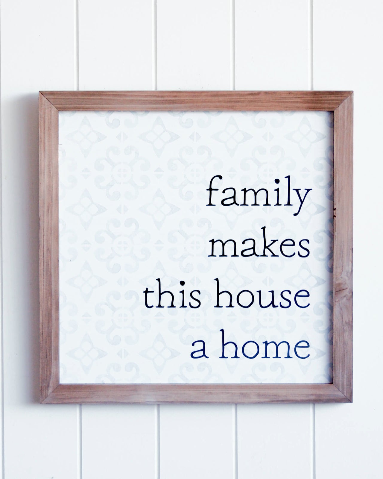 'Family Makes This House A Home' - Wall Art