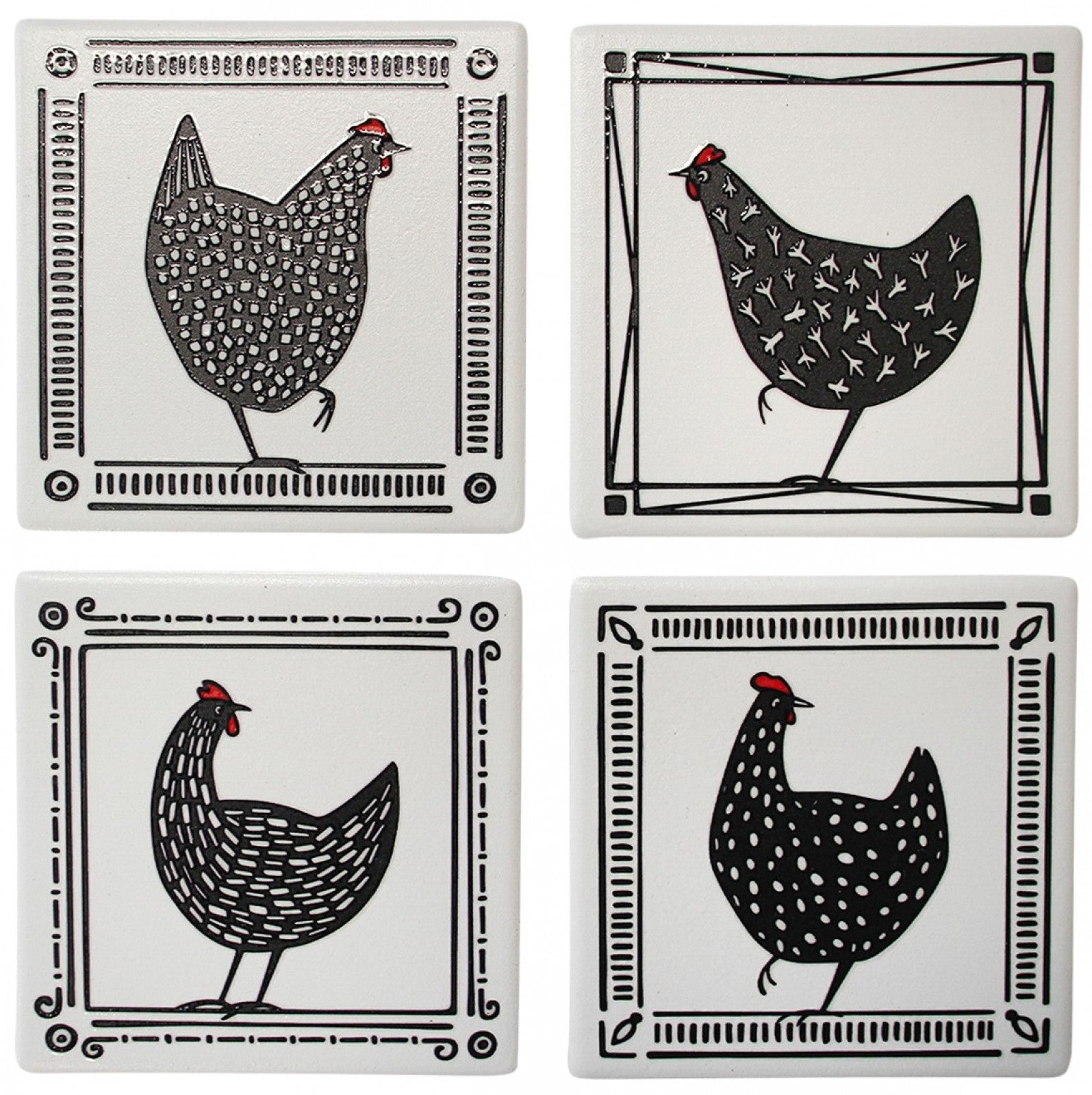 'Mrs Clucker's' Chicken Coasters