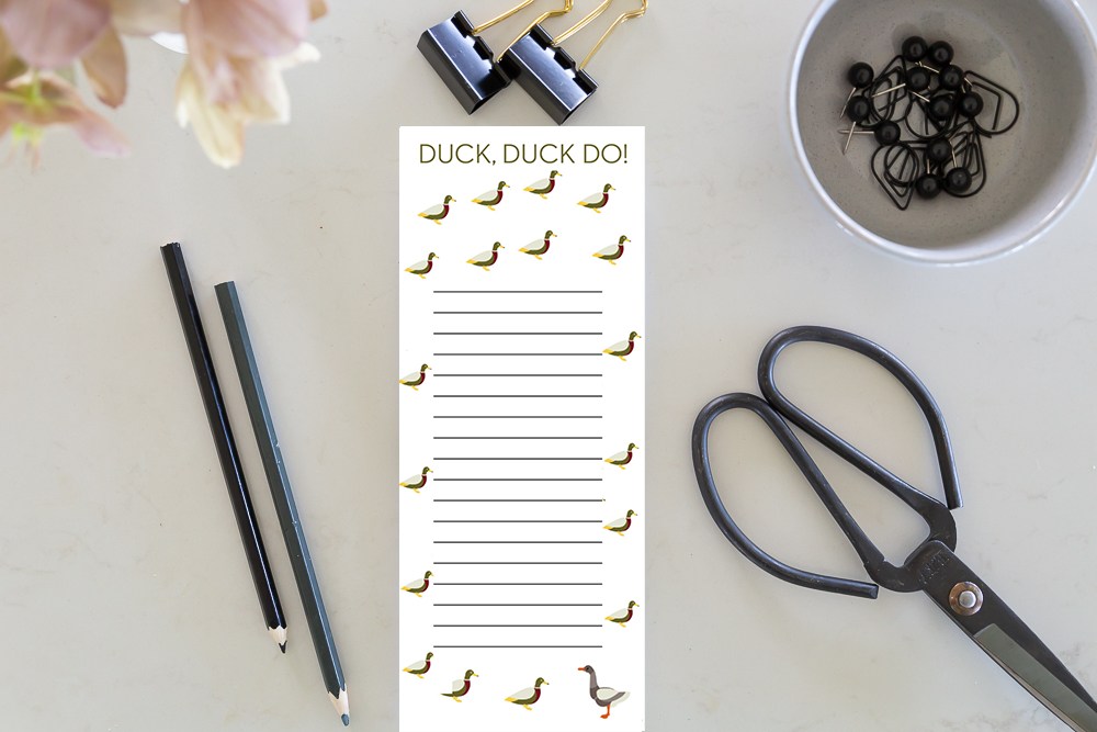 'Duck Duck Do!' Jotter Note Pad