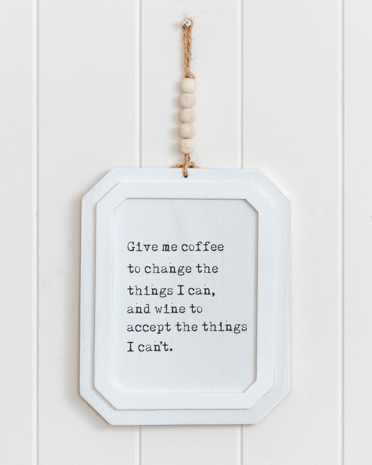 'Give Me Coffee' - Quote Sign