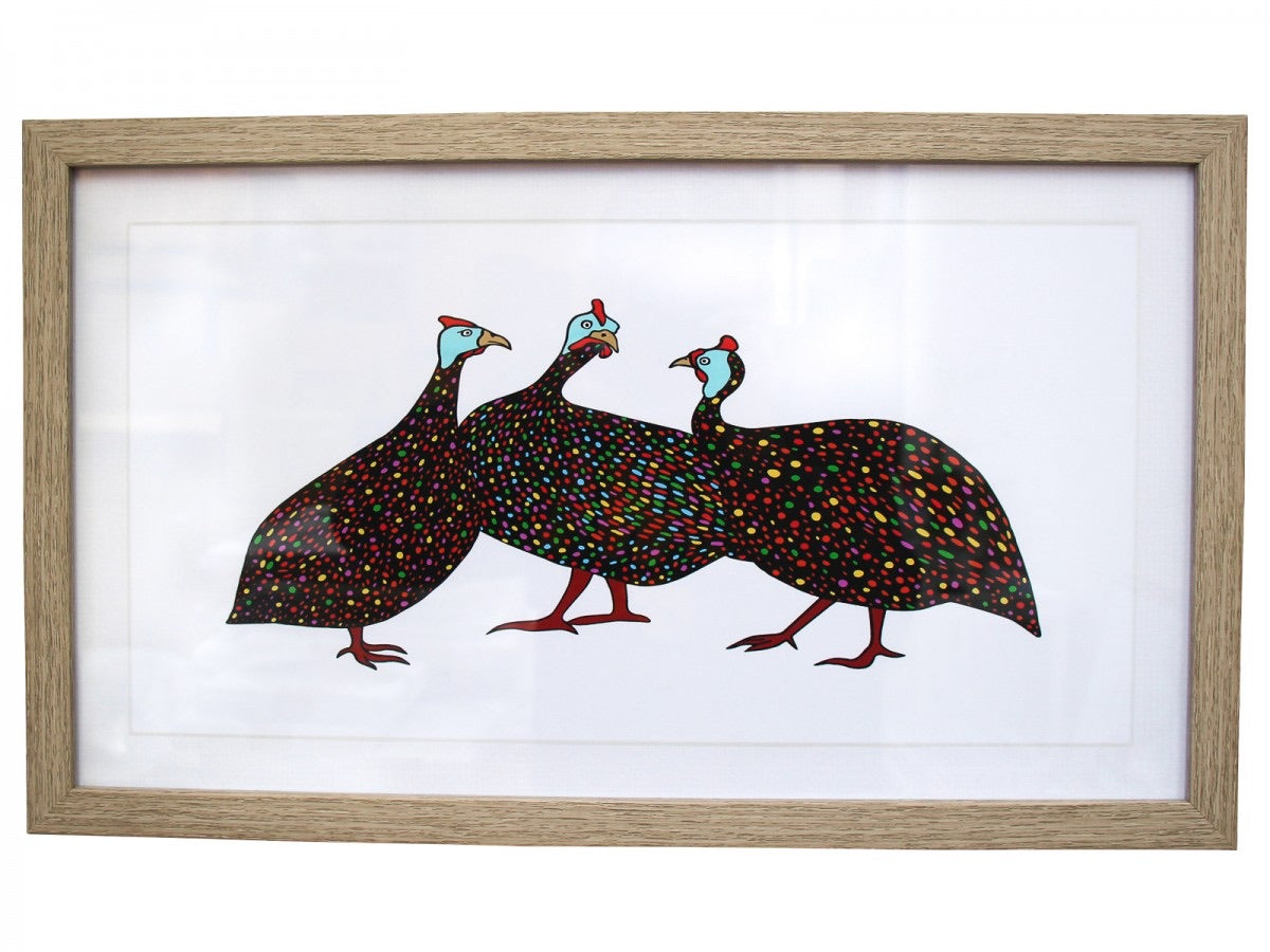 Guinea Fowl Framed Print