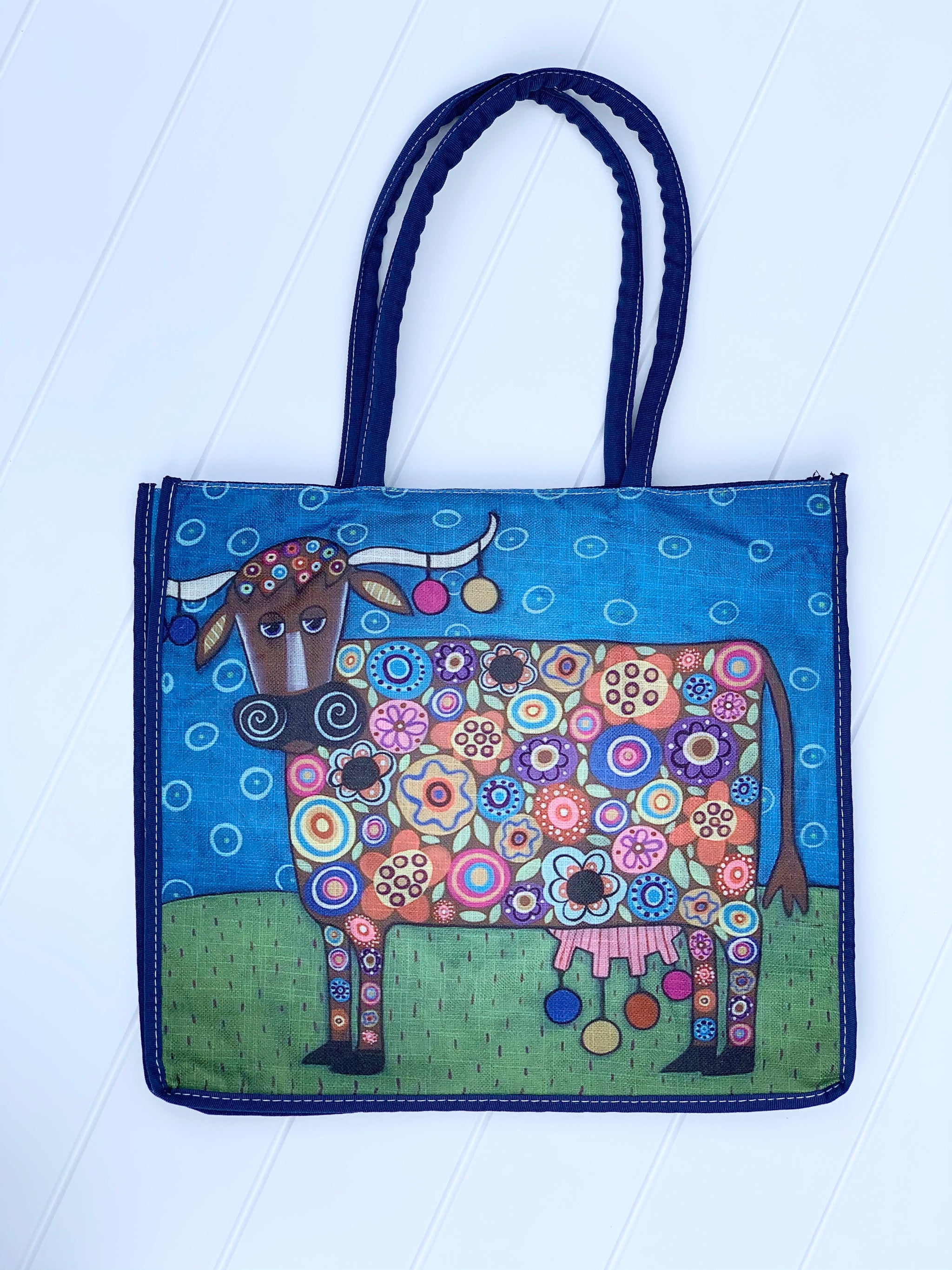 'Colourful Cow' Tote