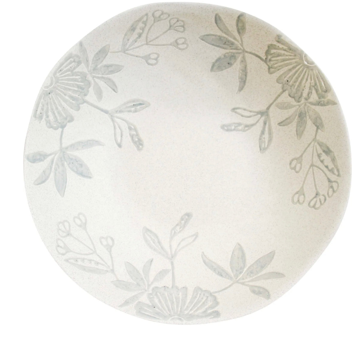 Summer Garden Ceramic Platter - Blue