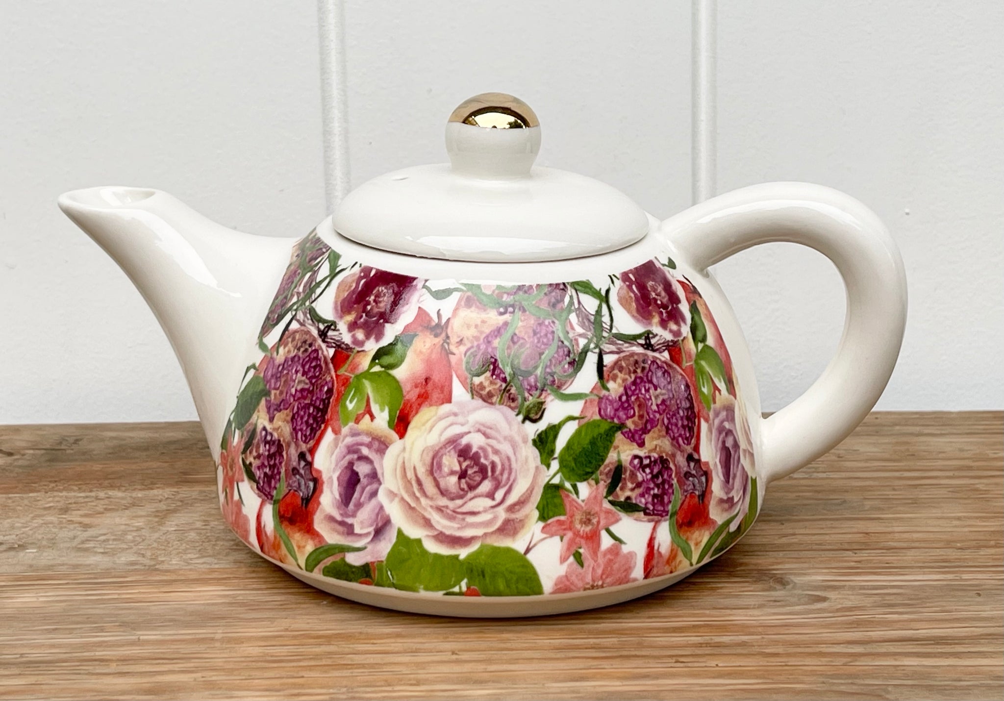 'Rose & Pomegranate' Teapot