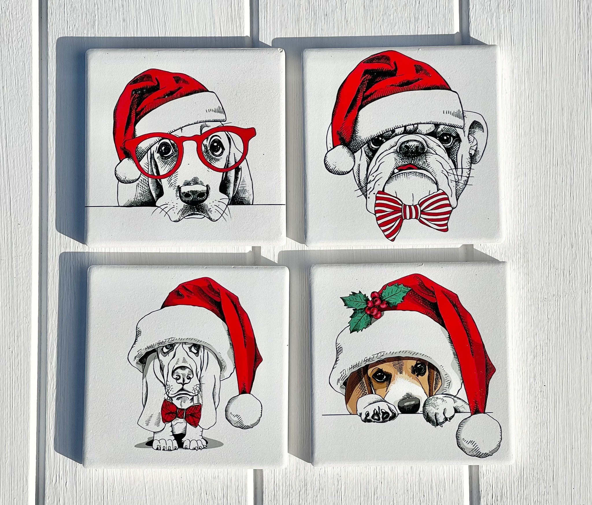 Canine Christmas Coasters