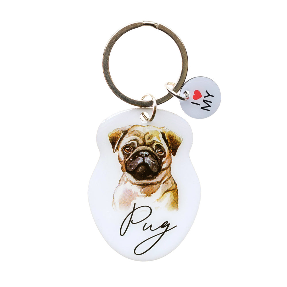 Pug Key ring