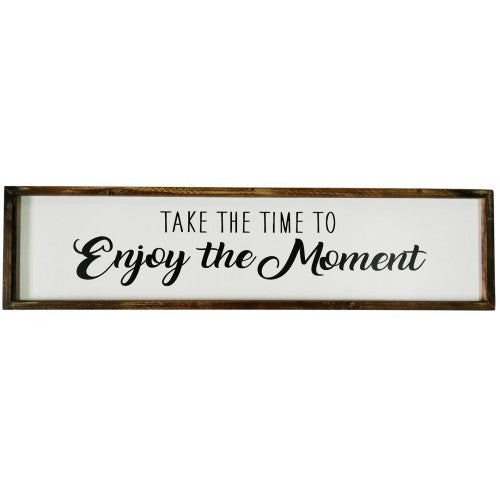 'Take Time To Enjoy The Moment' Wall Art